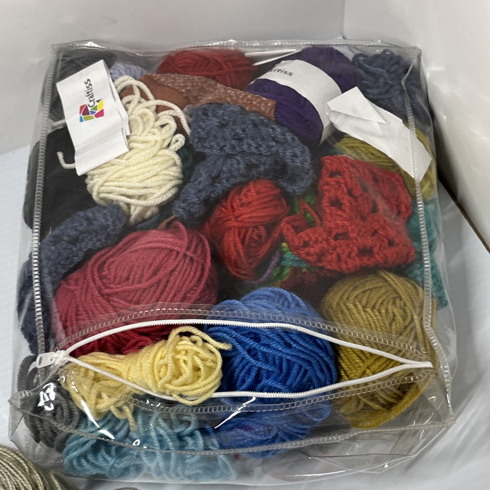 Yarn Lot Craftiss Variety Pack Bundle Mixed Multicolor Bulk