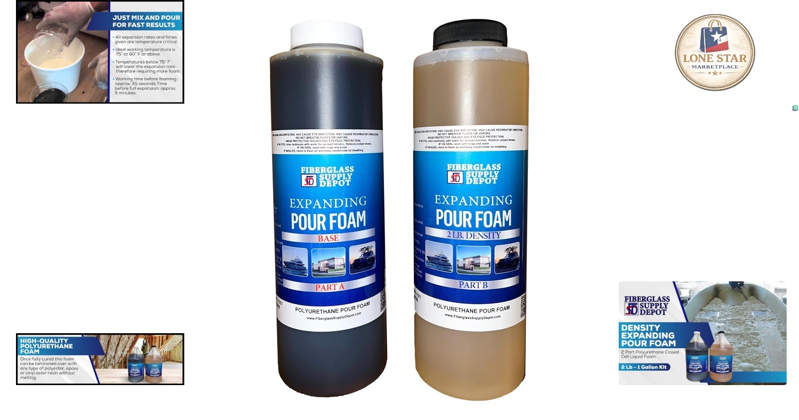 Quick-Cure Water Resistant Pour Foam – Enhanced Boat Flotation and Insulation