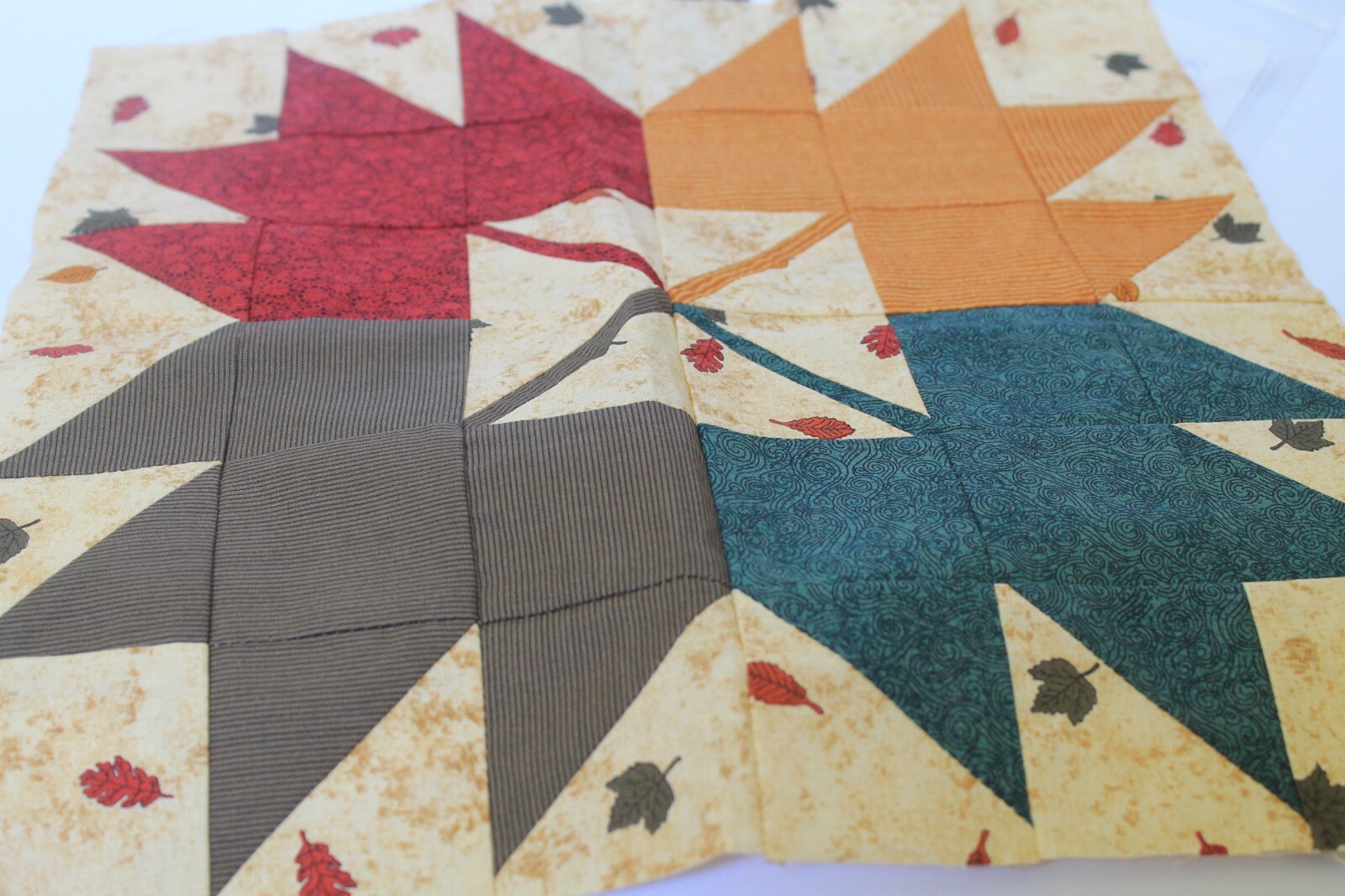 Quiltessentials Block Month #1 Prize Possession By Wendy Hager, Touch Of Autumn