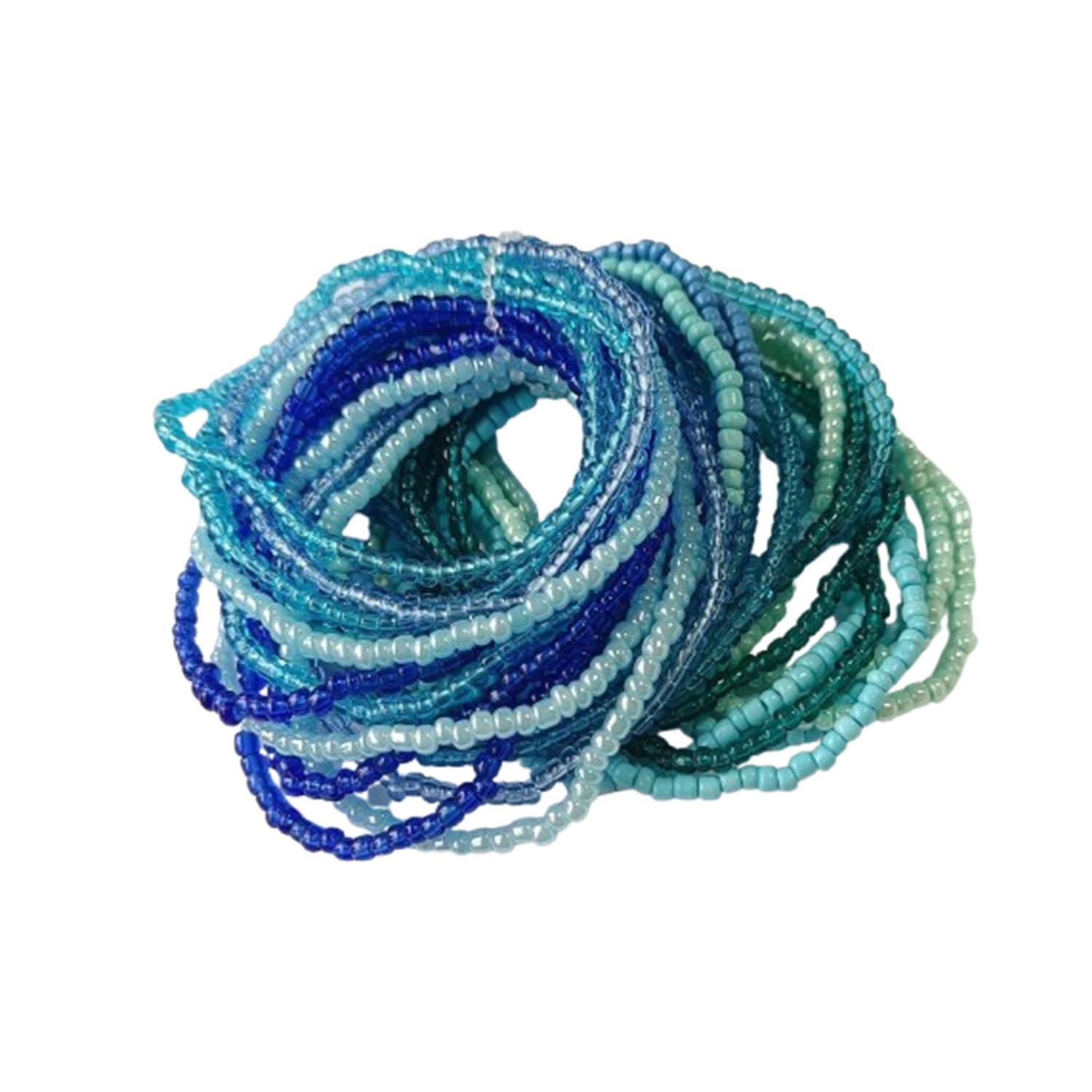30Pcs Colorful Bohemia Seed Beaded Bracelets Rainbow Bead Stackable Stretch – 02