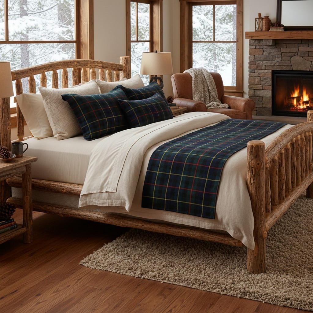 MacLeod Hunting Modern Tartan Fabric Poly Viscose Wool Free 60″ Wide UK Woven