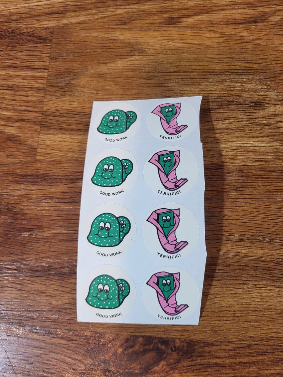 Vintage CTP Scratch N Stiff Partial Sheet 8 Wintergreen
