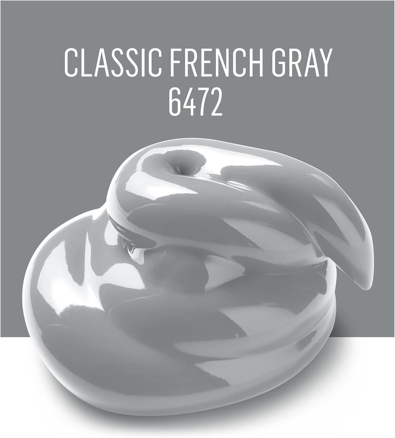 2oz Non-Toxic Acrylic Paint in Classic French Gray – Versatile Use