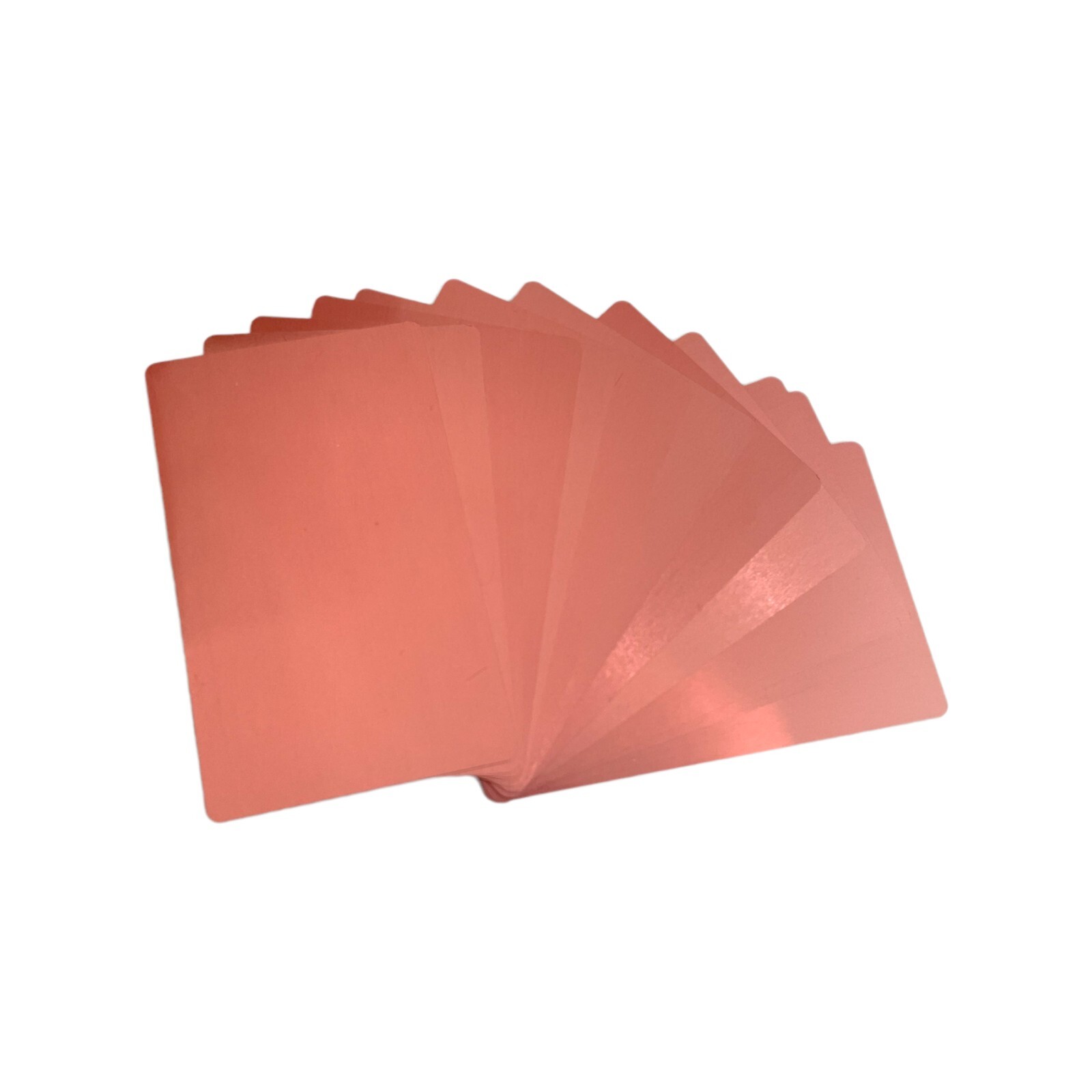 100 THICK 0.5mm Anodized Aluminum Business Card Blanks Metal Laser Engraving