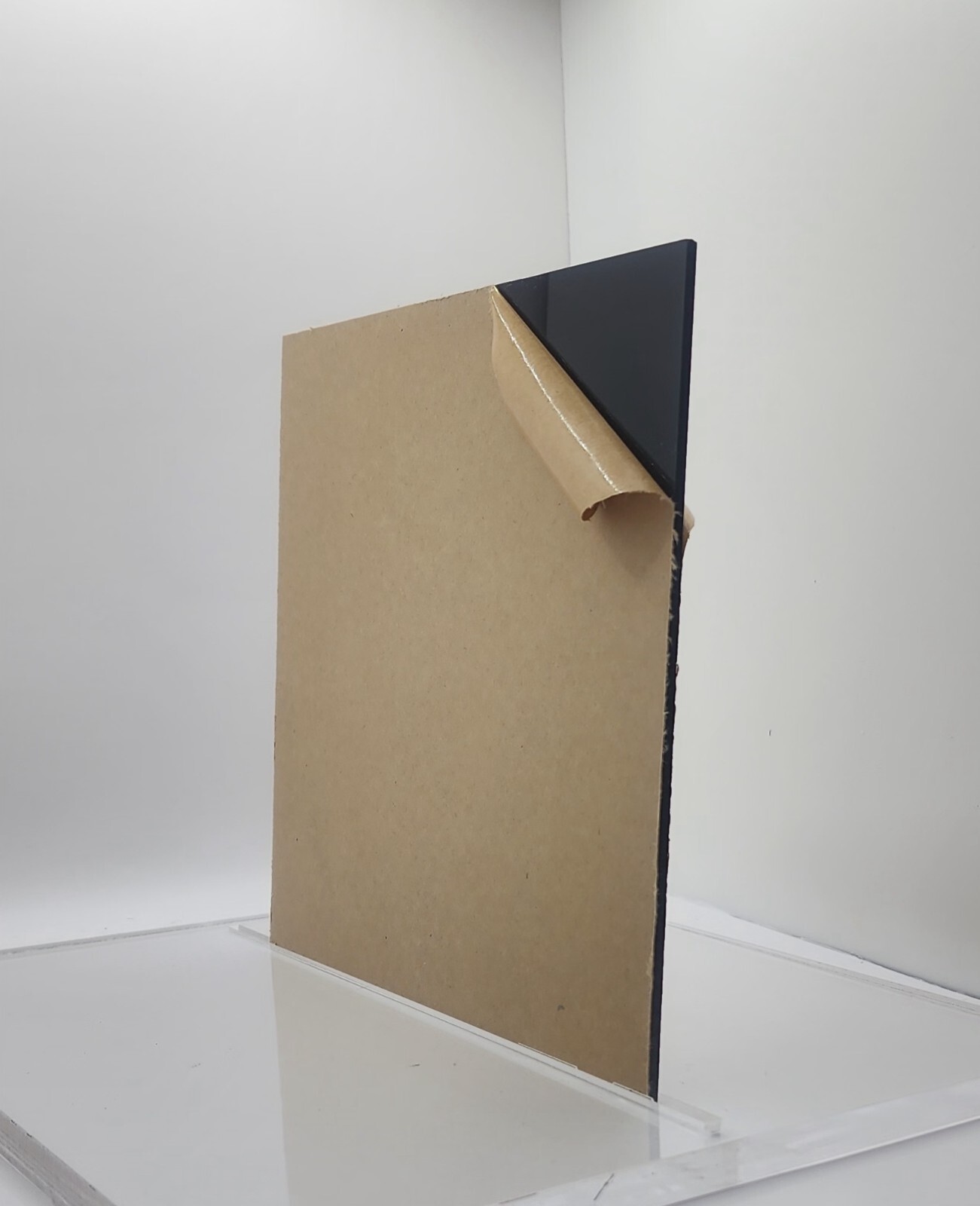 Acrylic Plexiglass Sheet – 1/4″ Thick – Black Opaque – Pick Your Size