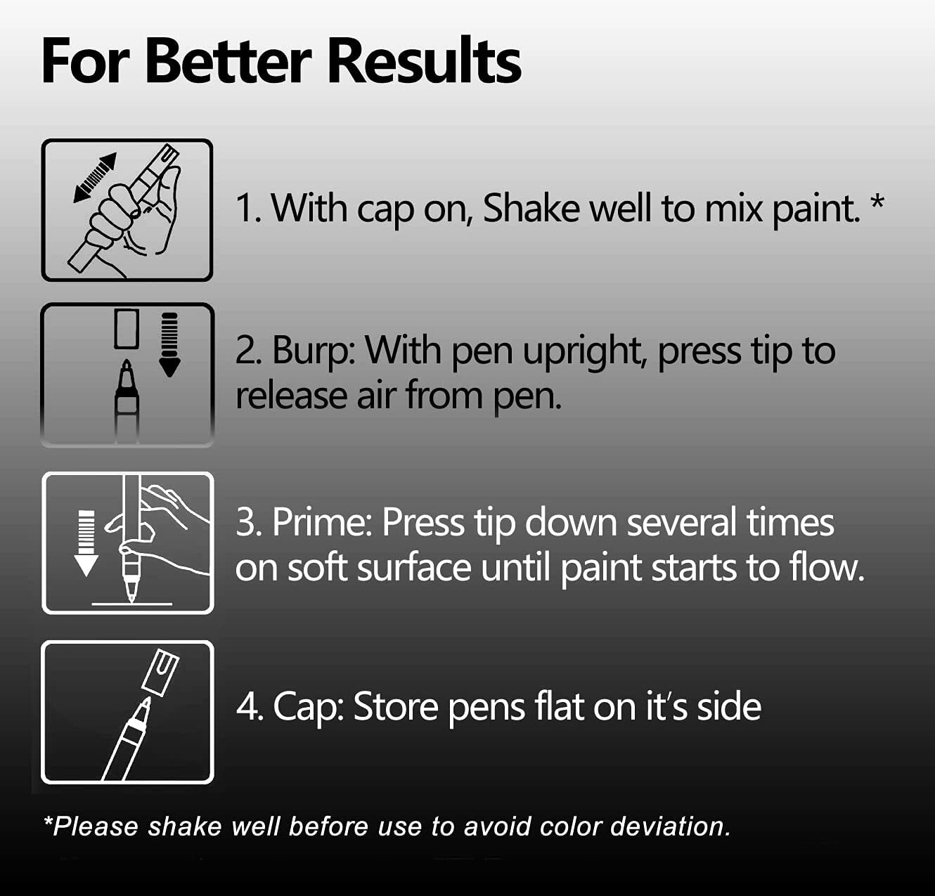 11 Pcs TOYO Oil Based Paint Pen, Waterproof Marker Car Tire Pen