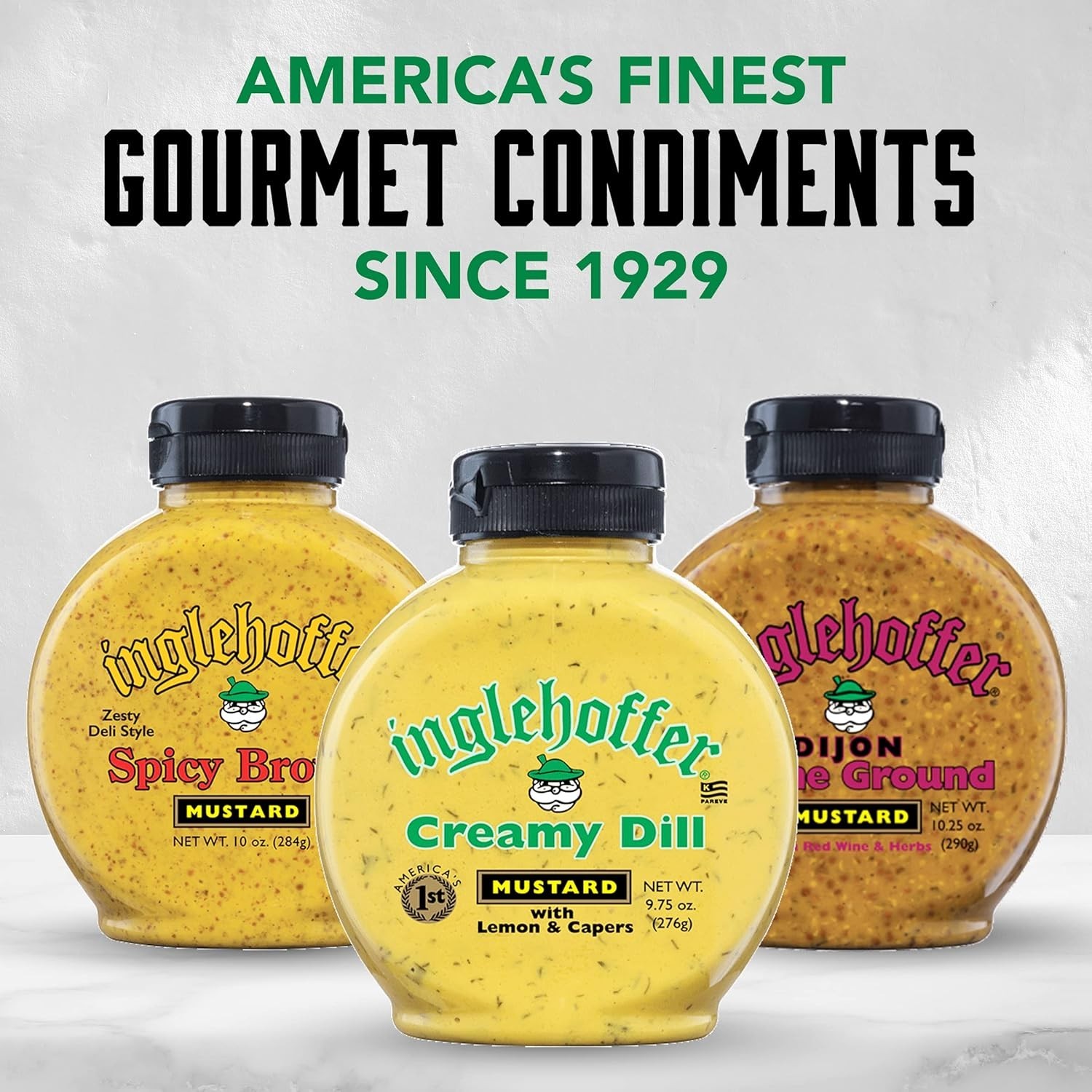 Versatile Gluten Free Creamy Dill Mustard 9.75 oz – Gourmet Flavor Booster
