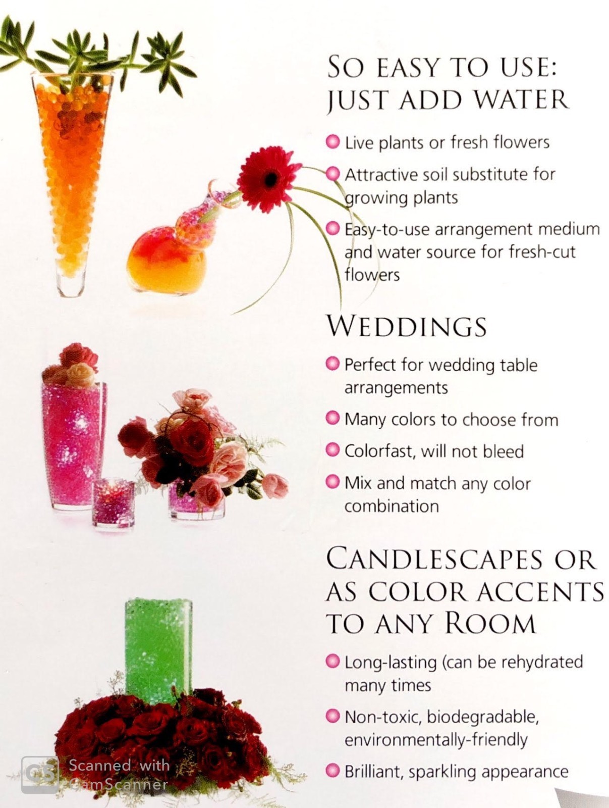 Bulk Water Gel Beads,Vase Filler,Big Brenduh,Wedding Centerpiece,Soil Substitute