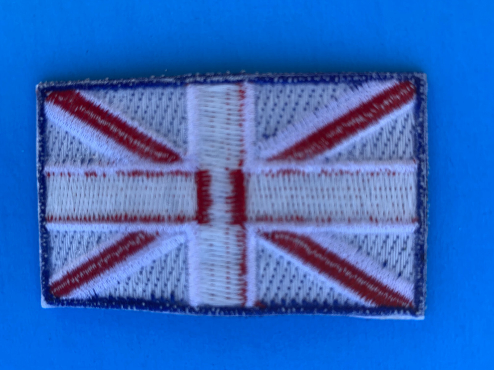 SMALL UNITED KINGDOM UK FLAG PATCH IRON-ON SEW-ON EMBROIDERED PATCH (2½ x 1½”)