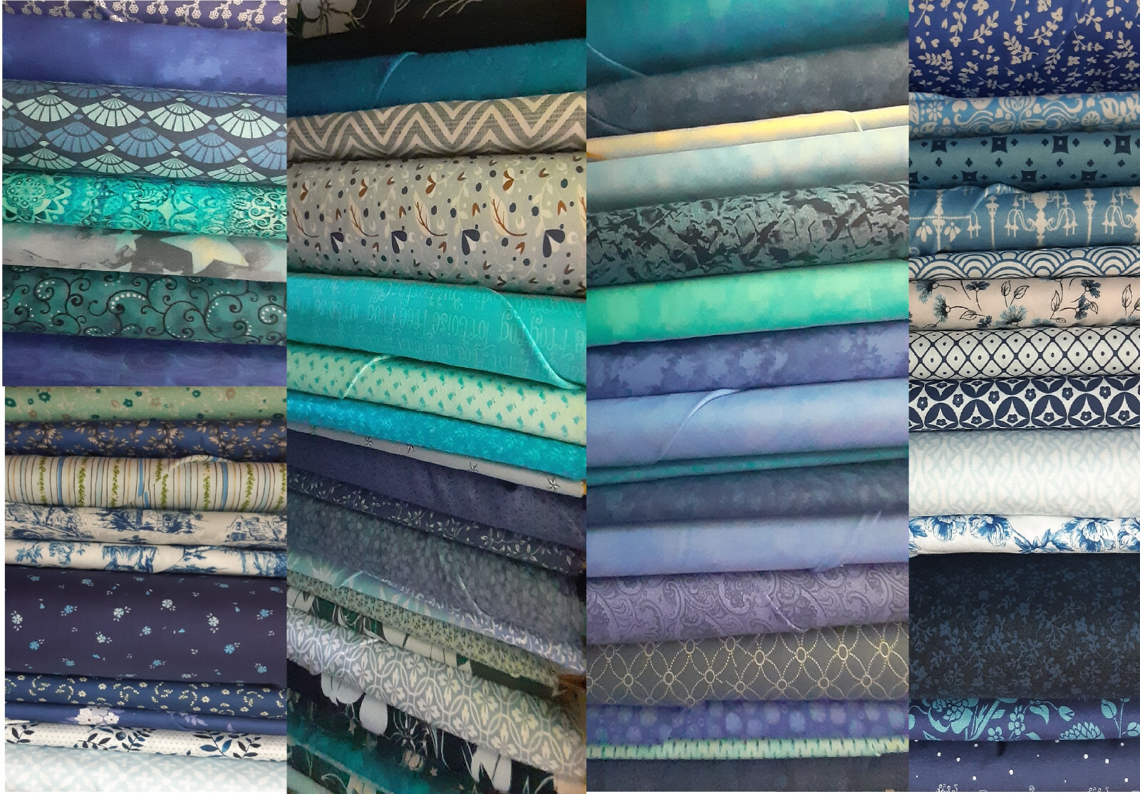 INDIGO BLUES – Pre-cut Quilt Kit -All Sizes -by Quilt-Addicts – USA only