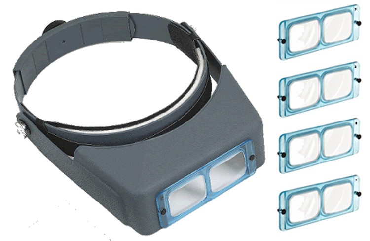 JSP®HEAD MAGNIFIER VISOR 4 GLASS LENSES