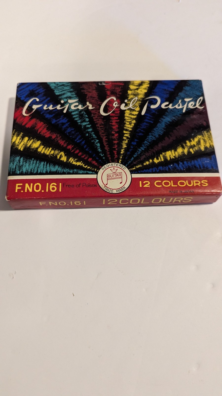 Guitar Oil Pastels No. 161 12 Color – Japan