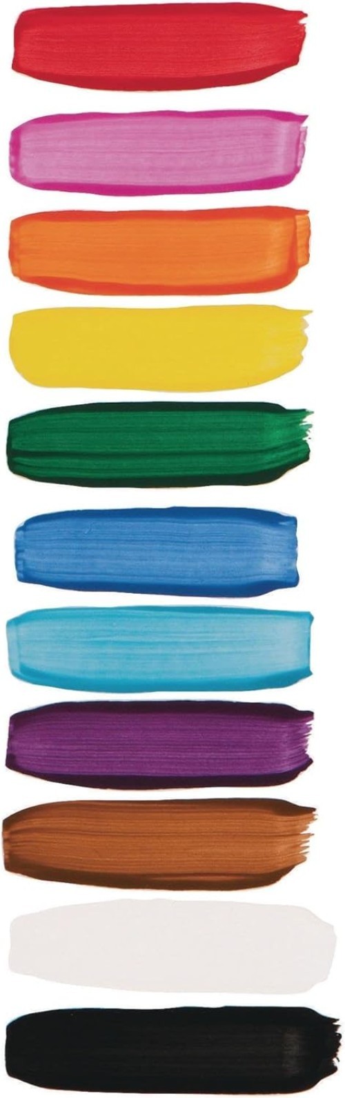 Color Splash! 12-Pack Liquid Tempera Paint – 32oz Non-Toxic for Kids & Adults