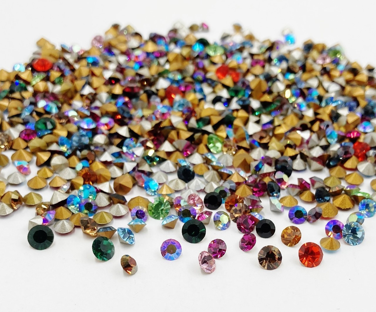 100 Vintage Swarovski Crystal 4mm. To 5mm. Rhinestones – Jewelry Repair J54