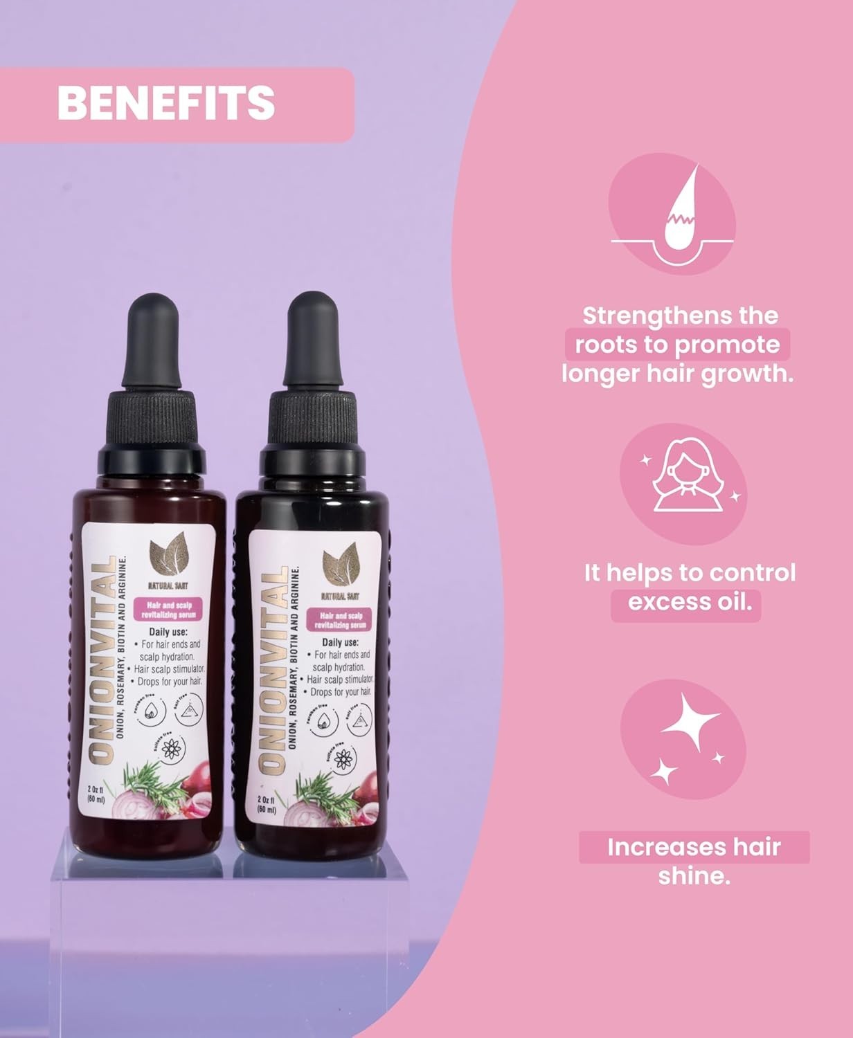 Natural Sant Complete Hair Growth & Repair Set – Revitalizing Onion, Rosemary &