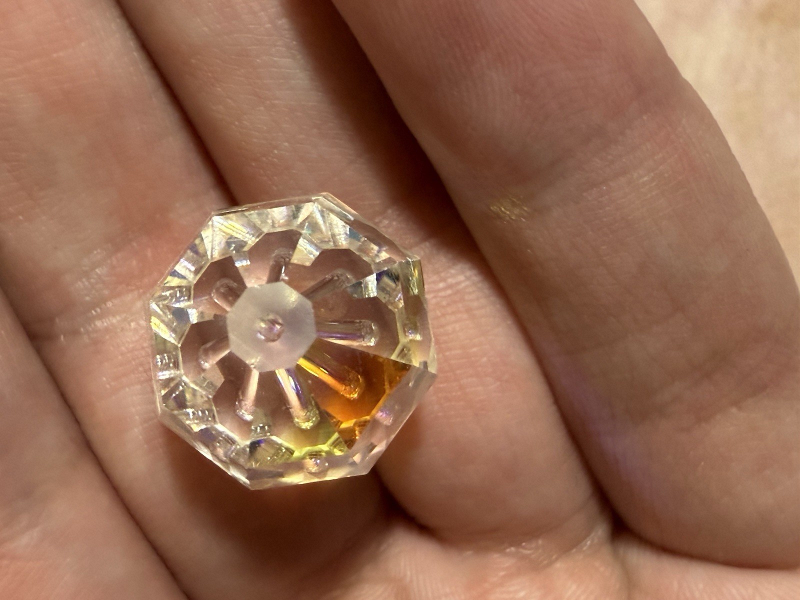 Vintage Swarovski – 16mm Round Cut Beads #346 – Crystal AB