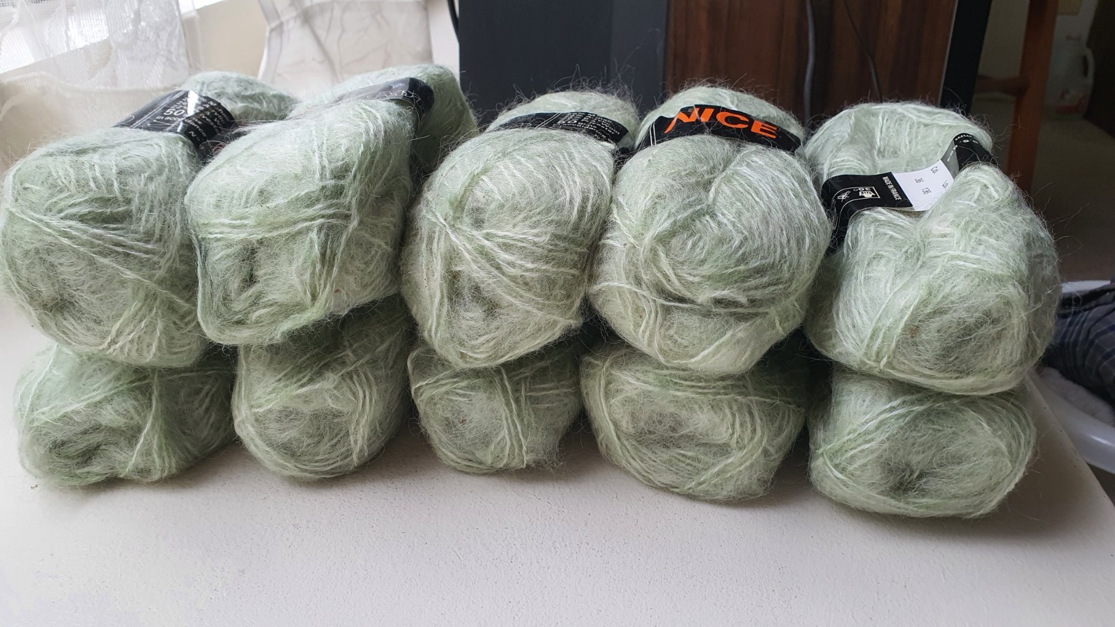 Mohair Wool Acrylic Blend 50 gram each Lot of 10 Nice by Myriad Made in France