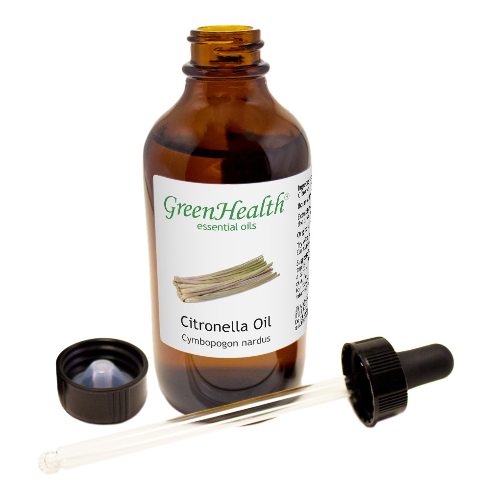 4 fl oz Citronella Essential Oil (100% Pure & Natural) – GreenHealth
