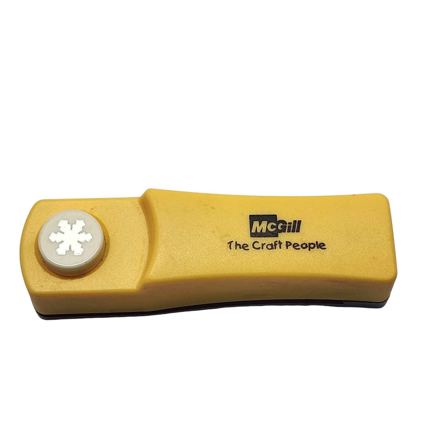 McGill Snowflake Craft Punch Less Than 1 In Yellow Paper Punch Scrapbook Cards
