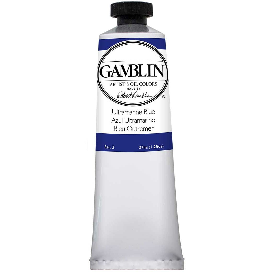 Gamblin Artist’s Oil Colors ultramarine blue 37 ml 1.3 Fl Oz (Pack of 1), Blue