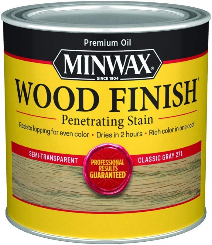 1/2 pt Minwax 22761 Classic Gray 271 8 Fl Oz (Pack of 1), 271