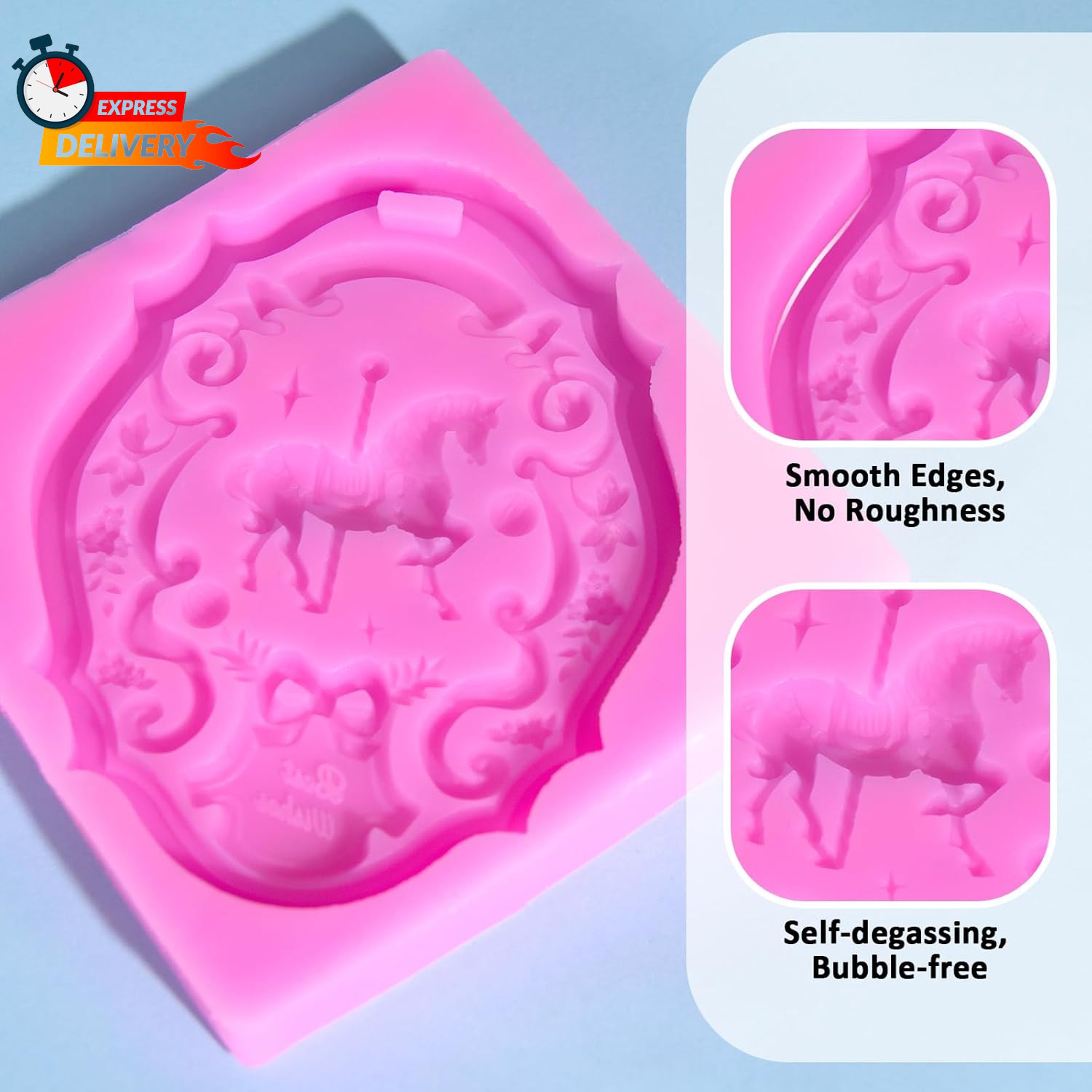 Jdiction Silicone Mold Making Kit, 2.32Lb(37Oz) Super Elastic Liquid Silicone Ru