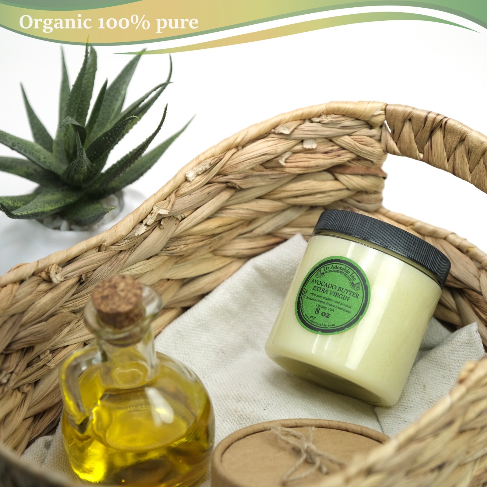 PURE AVOCADO BUTTER EXTRA VIRGIN UNREFINED ORGANIC COLD PRESSED 2 OZ-UP TO 12LB