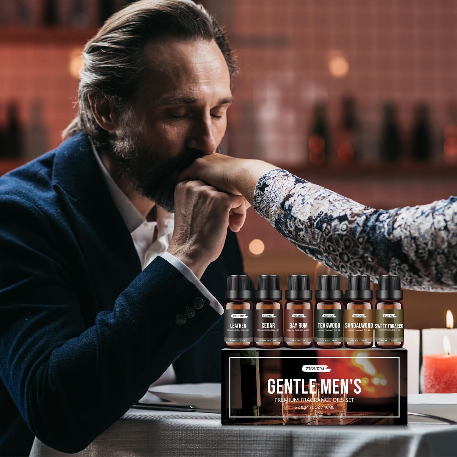 Fragrance Essential Oils Gentlemen’s Set（6 * 10ML） | The Essential Oil Used for