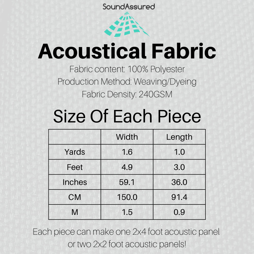 Acoustical Fabric – Acoustically Transparent Fabric For Making Acoustic Panels
