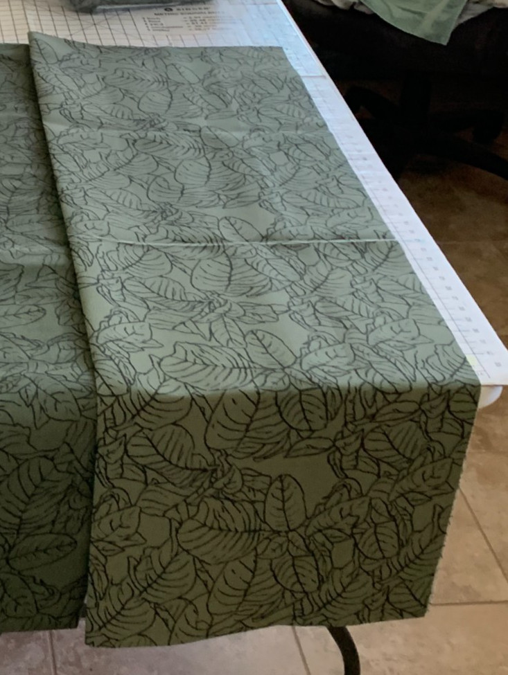 Richloom Green Leaf Printed Polyester Indoor/Outdoor Fabric New 6 Yard piece
