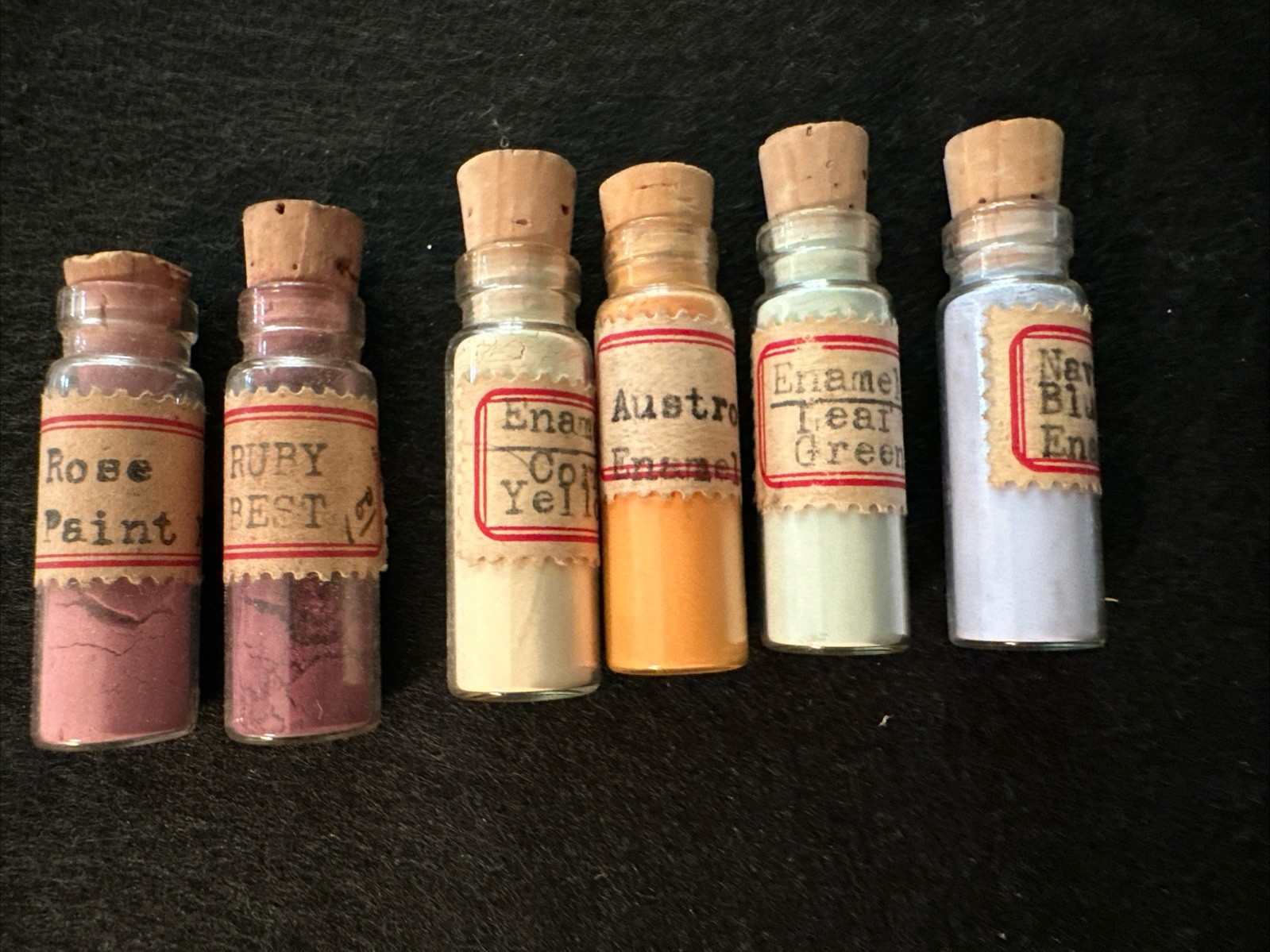 🎨 Vintage China Painting Overglaze Enamel Powder Lot 19 Lister’s Fry’s Chapman