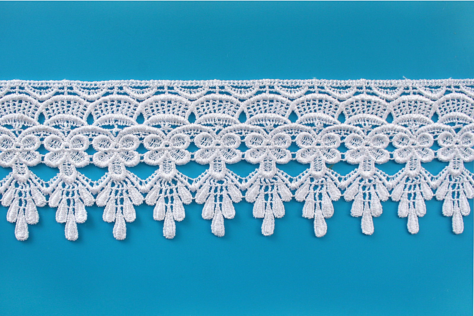 3″ White Black Ivory Gray Gold 19 Colors Floral Venice Lace Trim Guipure By Yard