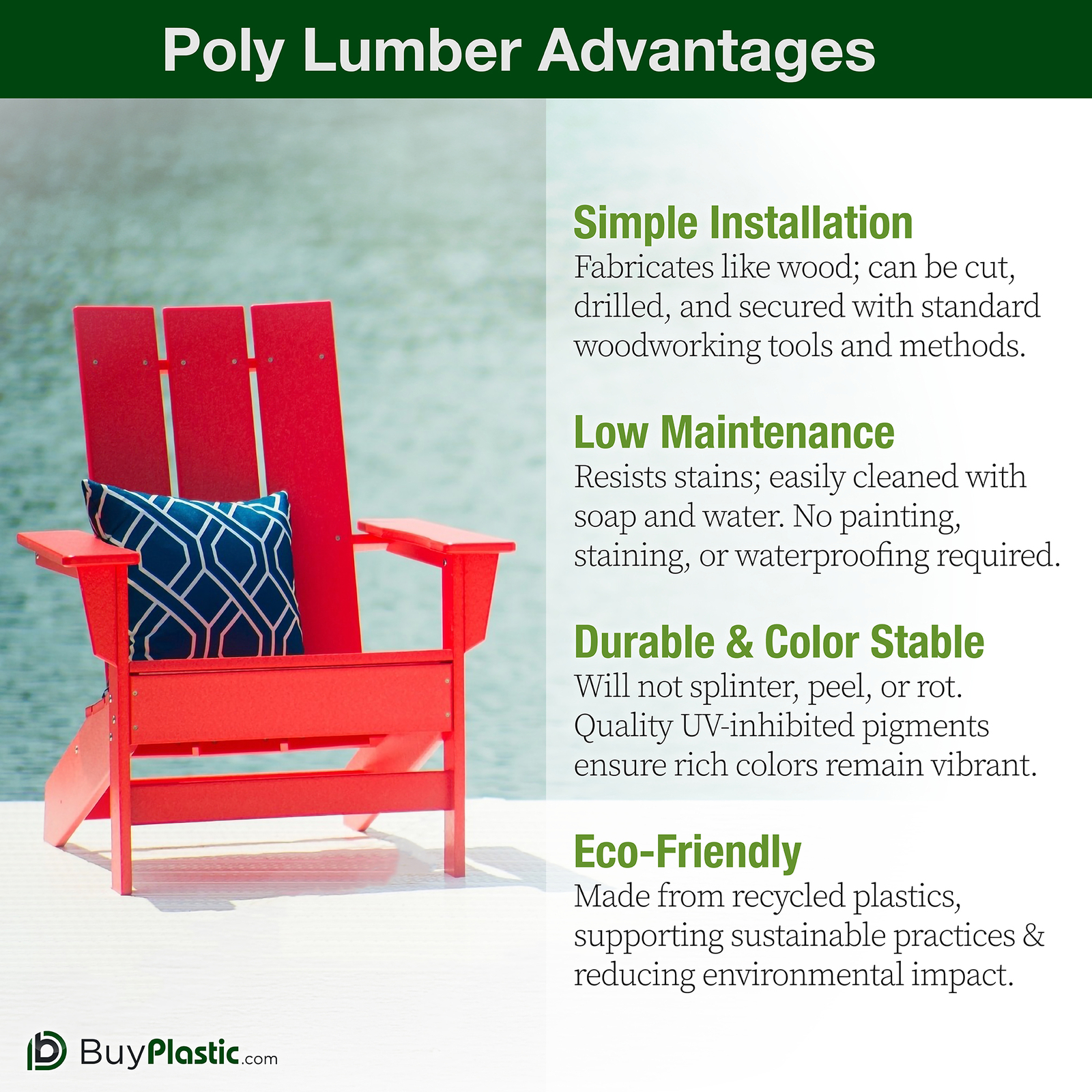 BuyPlastic Tangent Poly Lumber, Neutrals – HDPE Plastic Board
