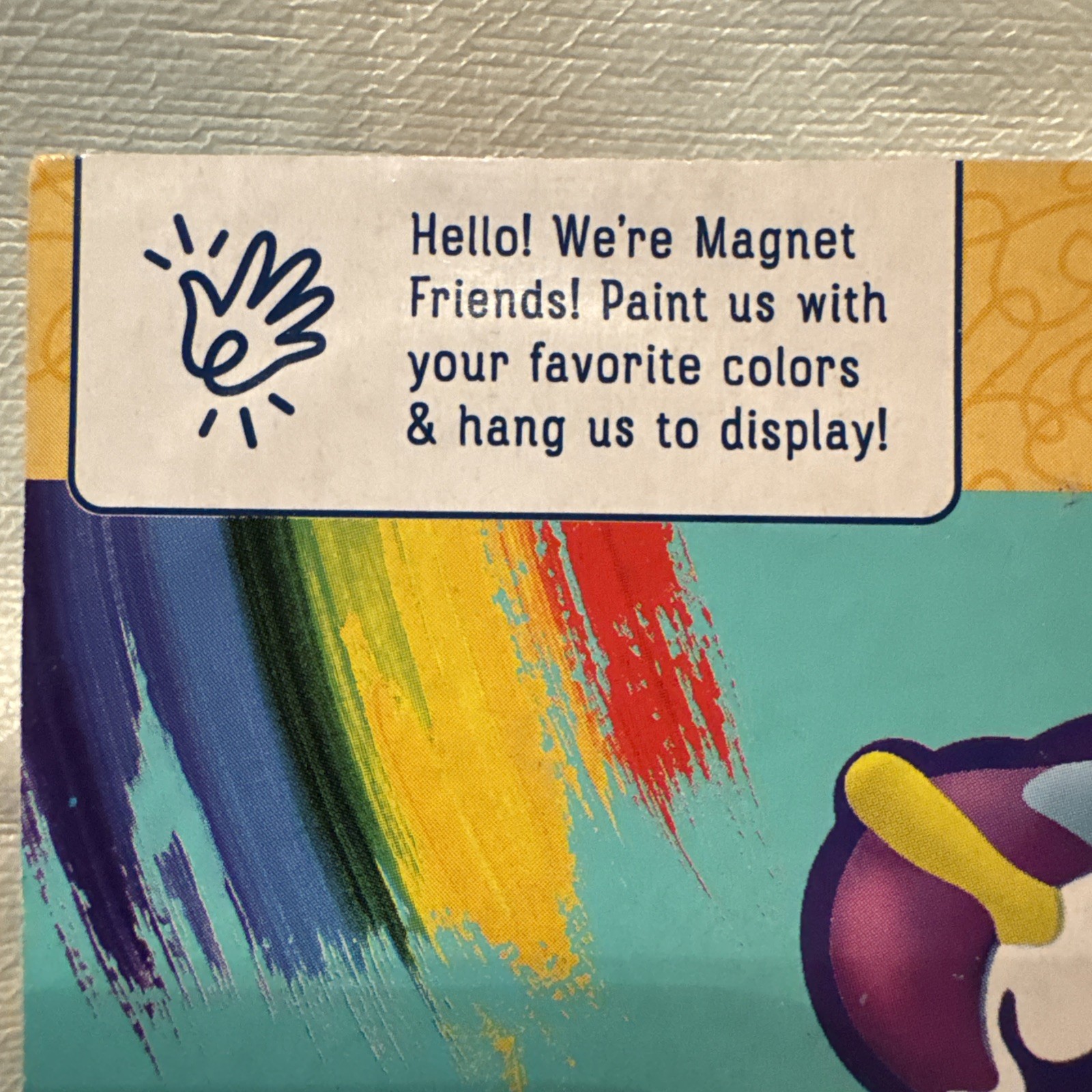 Paint Your Own Magnet Friends, Child Craft Kit