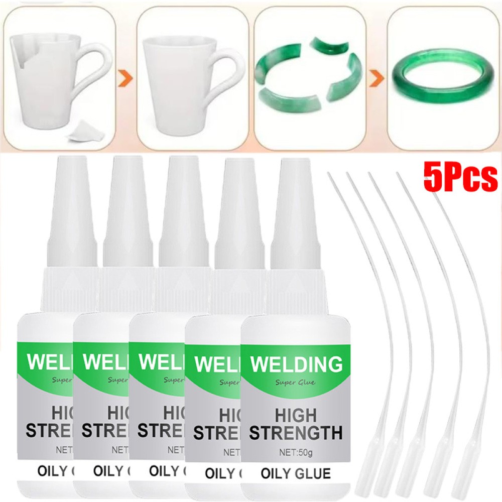 5pc Multifunctional Welding High-Strength Oily Glue-Uniglue Universal Super Glue