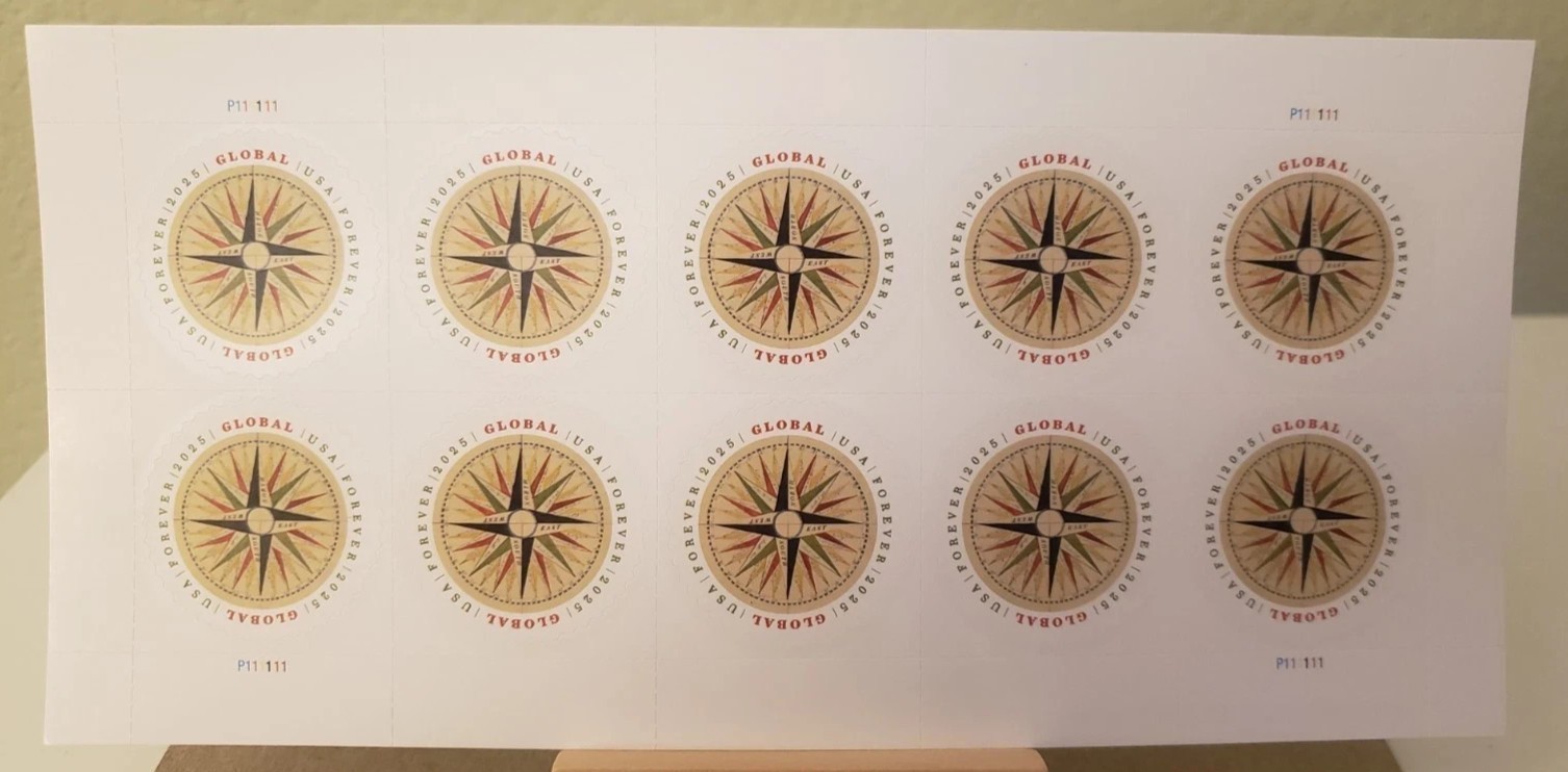 GLOBAL – 1 sheet of 10