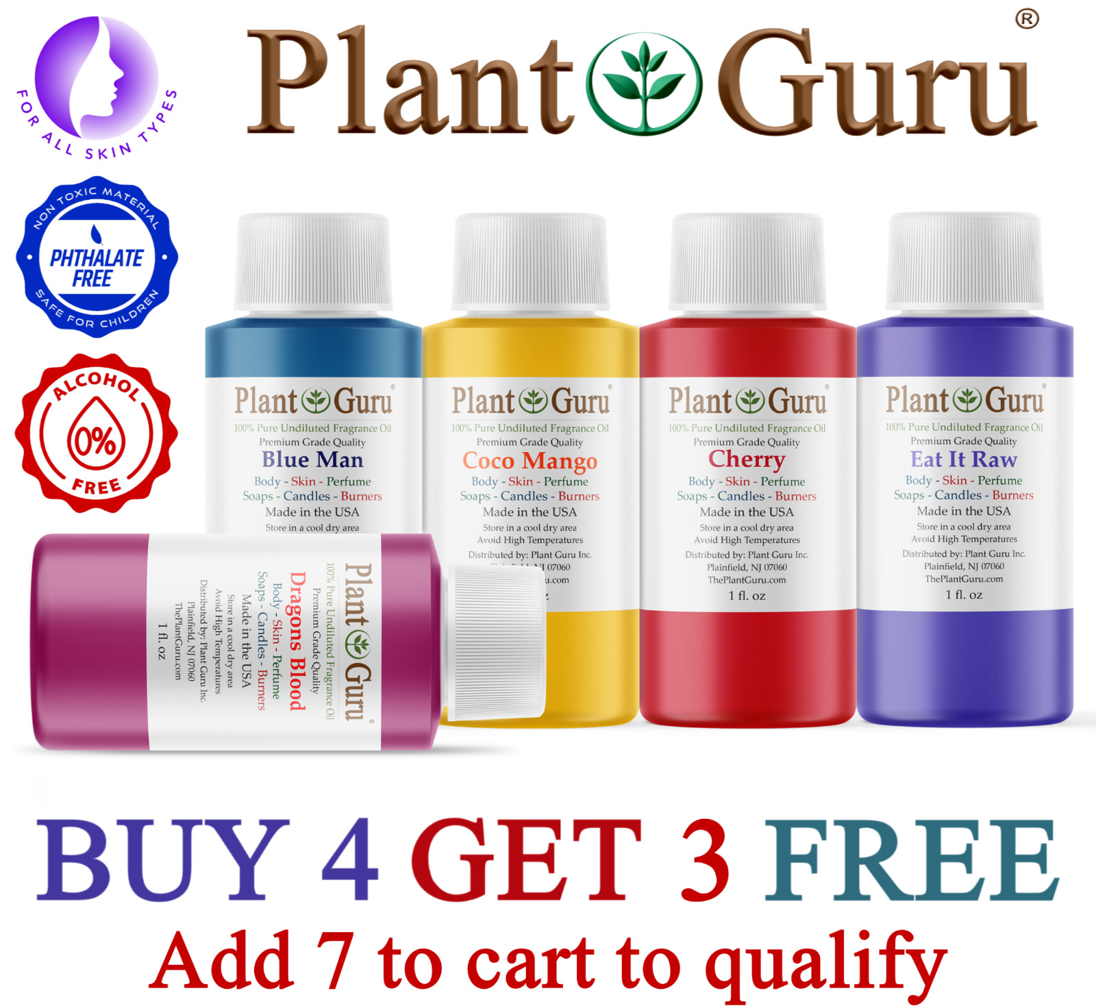 Fragrance Oil 1 oz. For Candle Soap Making Burner Incense Create Scented Set Lot