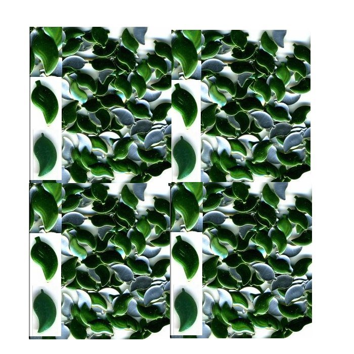 LEAF Smooth Rhinestuds 5mm Hot Fix. Lt.GREEN 1gr