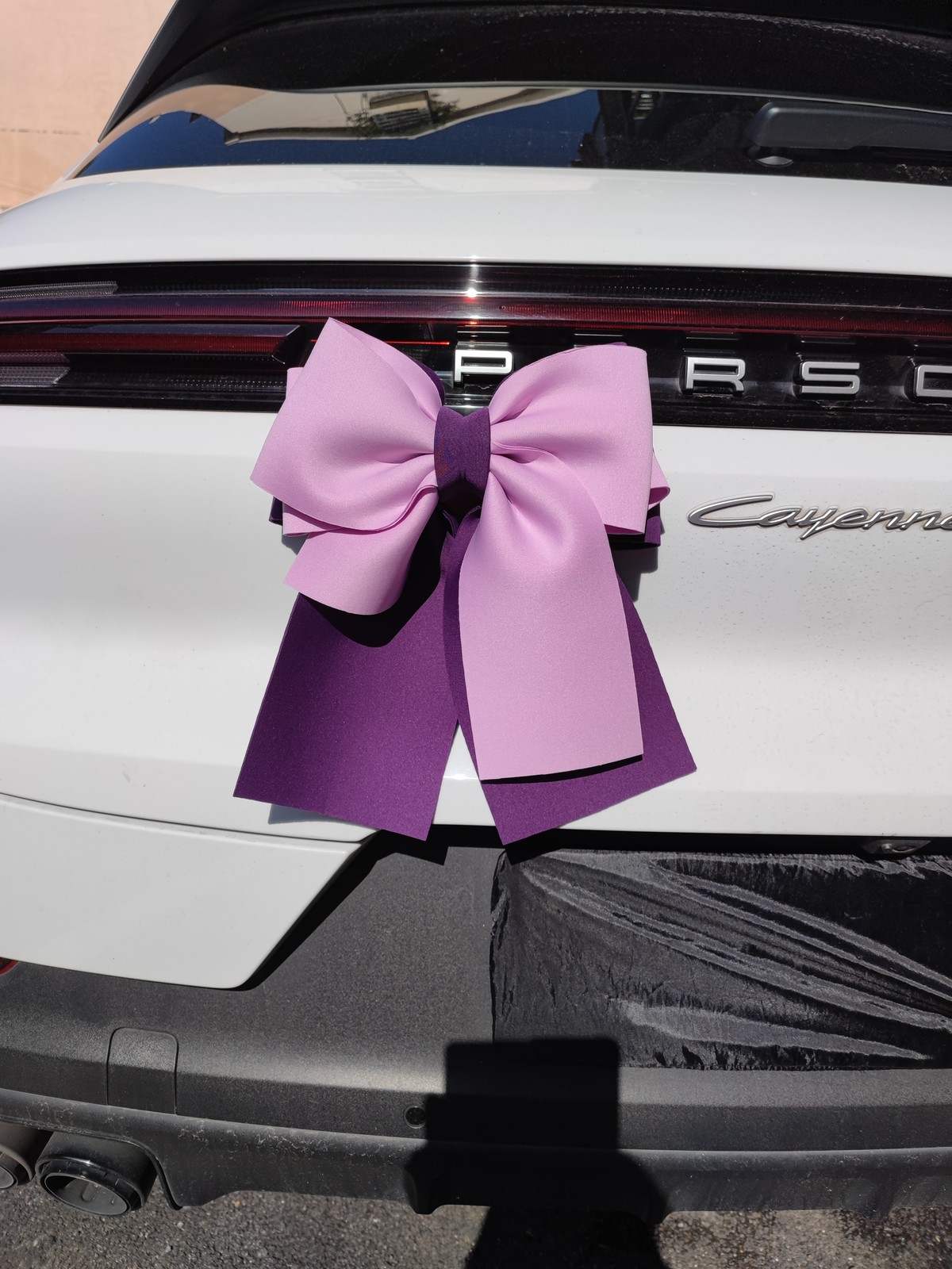 14-15 inchRemovable bow tie car rear trunk extra large car exterior decoration