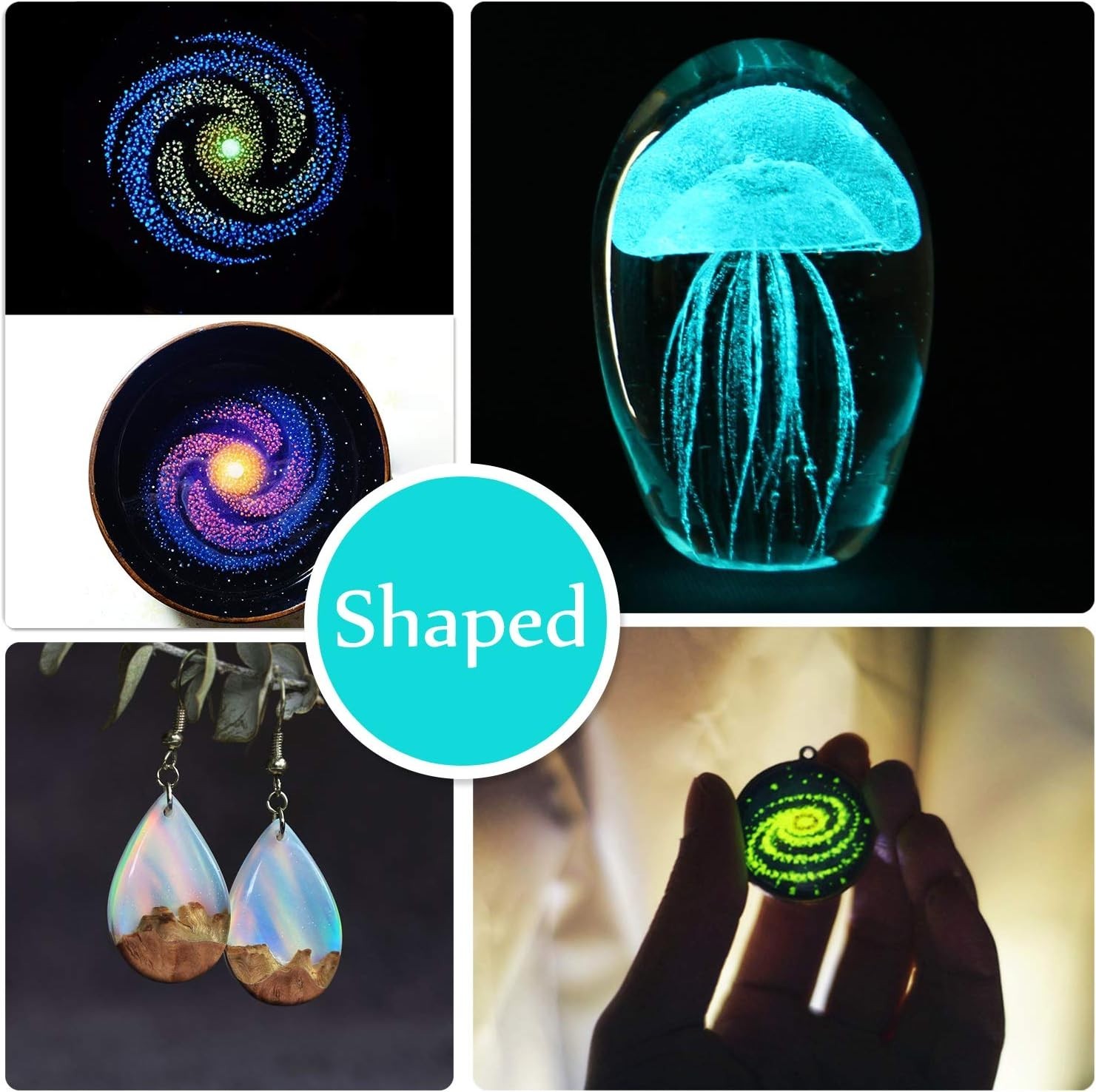 Epoxy UV Resin Color Pigment – Glow In The Dark Liquid Luminous Free Shipping