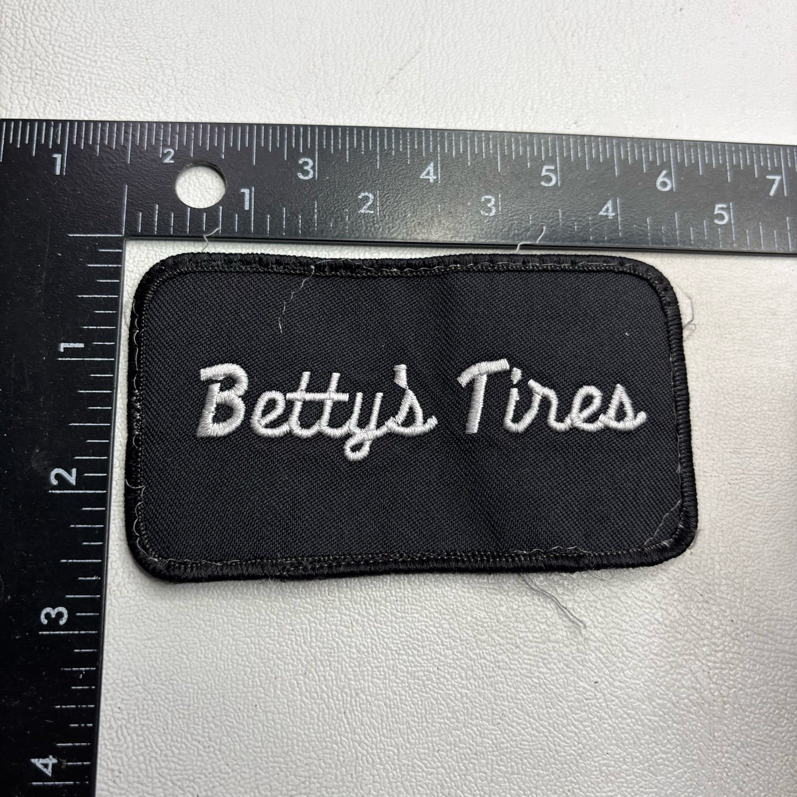 Used BETTY’S TIRES Car Tire Advertising Patch 67NJ