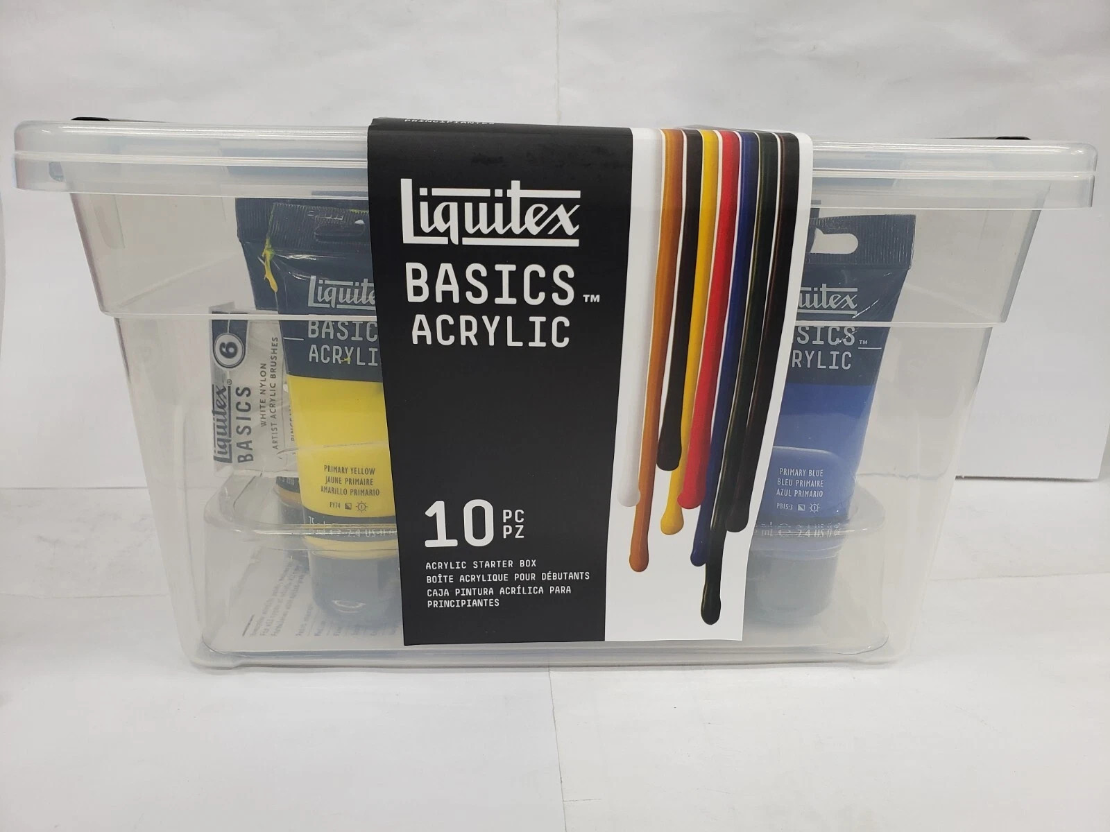 Liquitex Basics Acrylic – Acrylic Starter Box 10 Pc Set