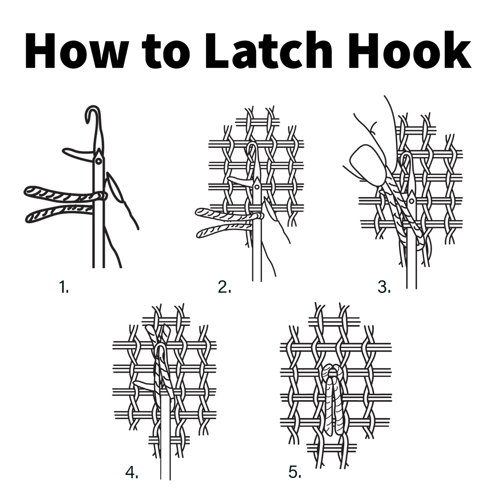 Herrschners® Aurora Borealis Latch Hook Kit