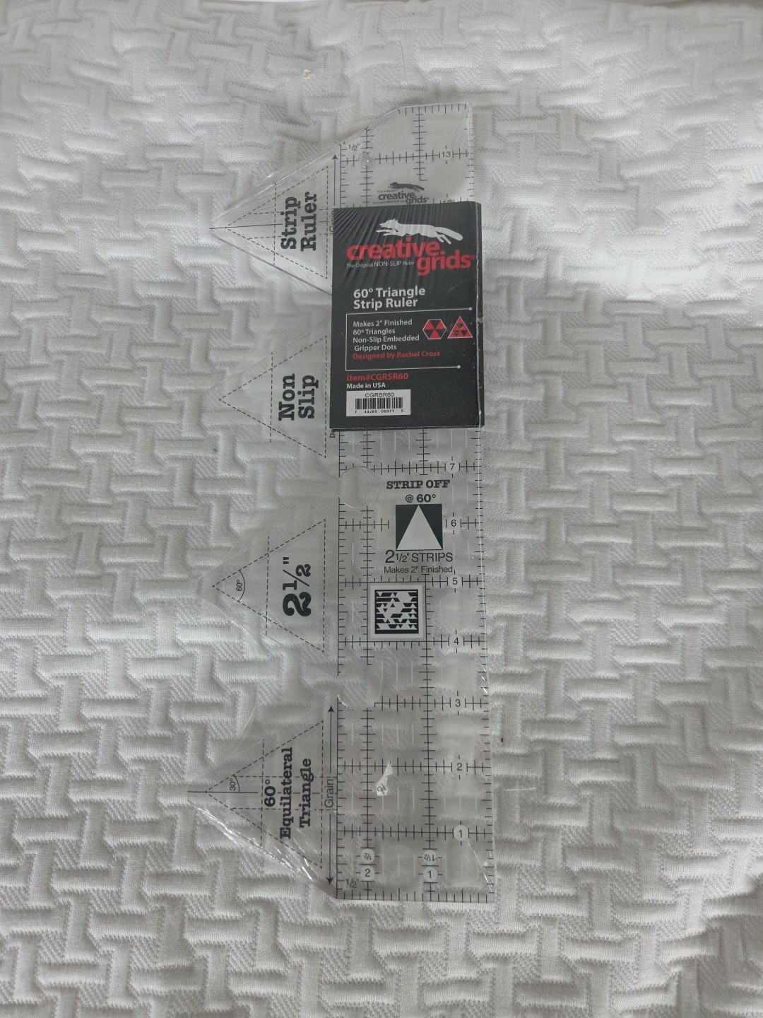 Creative Grids 60 Degree Triangle Ruler