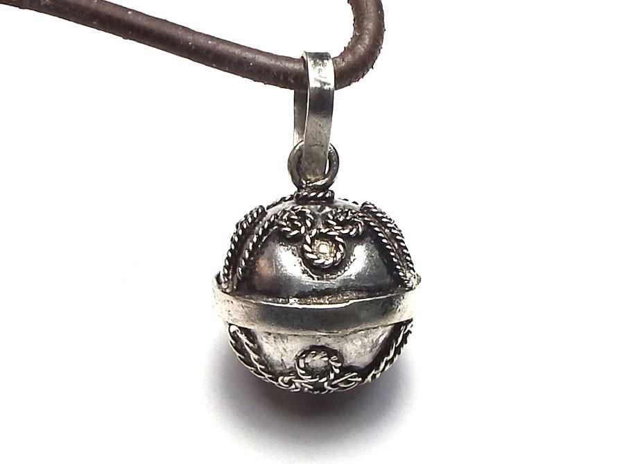 925 BALI Sterling Silver Harmony Ball Bola Pendant Bell Indonesia Choose Style