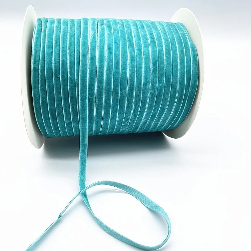 velvet ribbon 5yards 6mm assorted colors