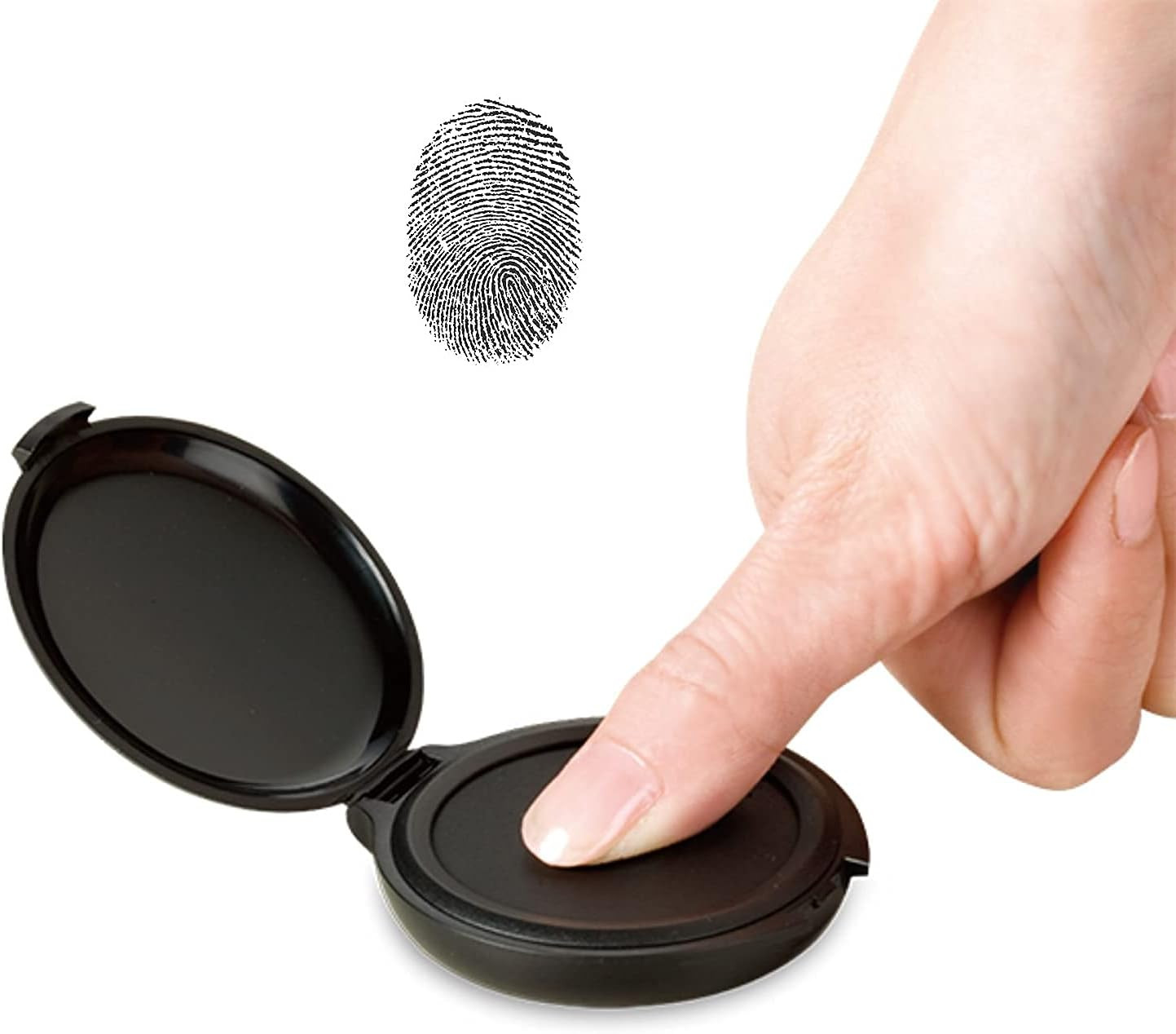 1 Pack Thumbprint Fingerprint Ink Pad Stamp Pad for Notary Supplies