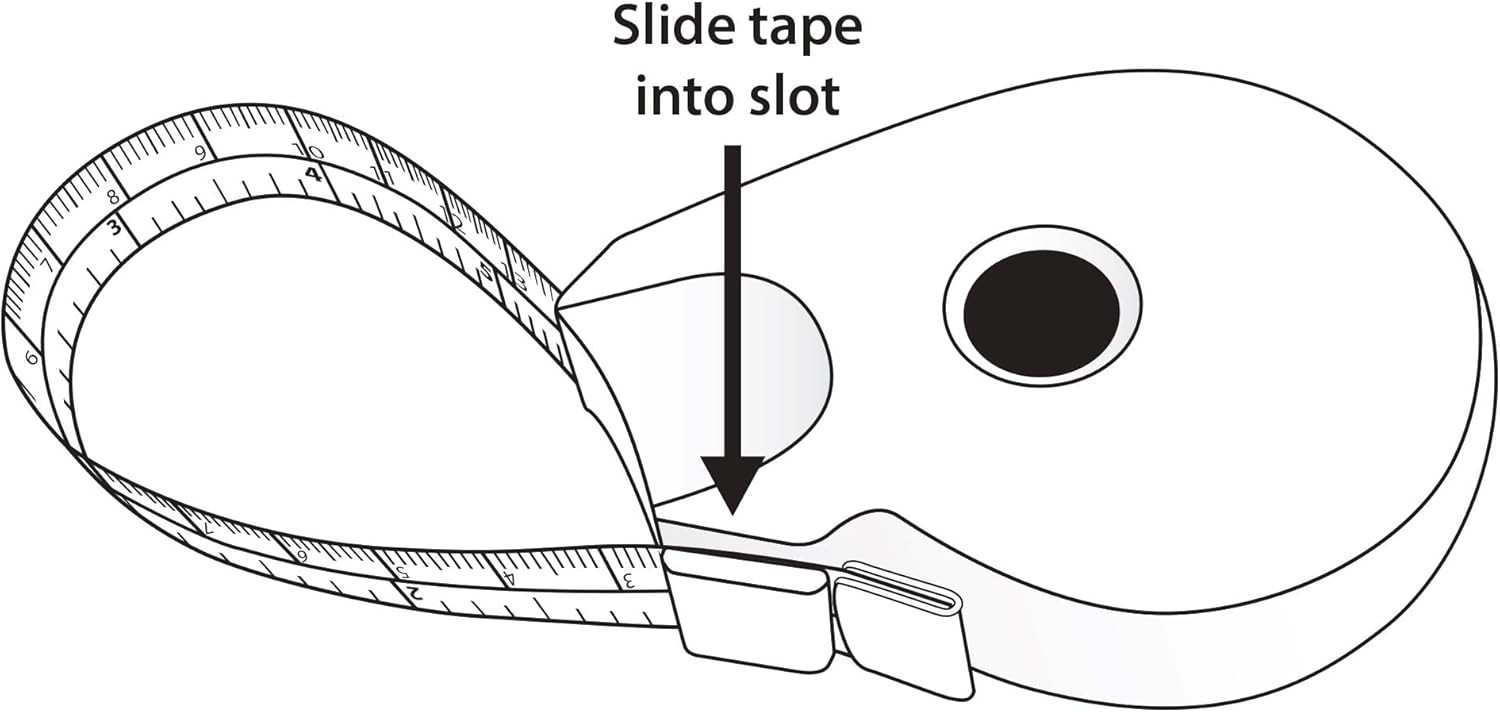 Wrap N Stay Retractable Tape Measure 60″L x 0.63″W 0.11 Pounds