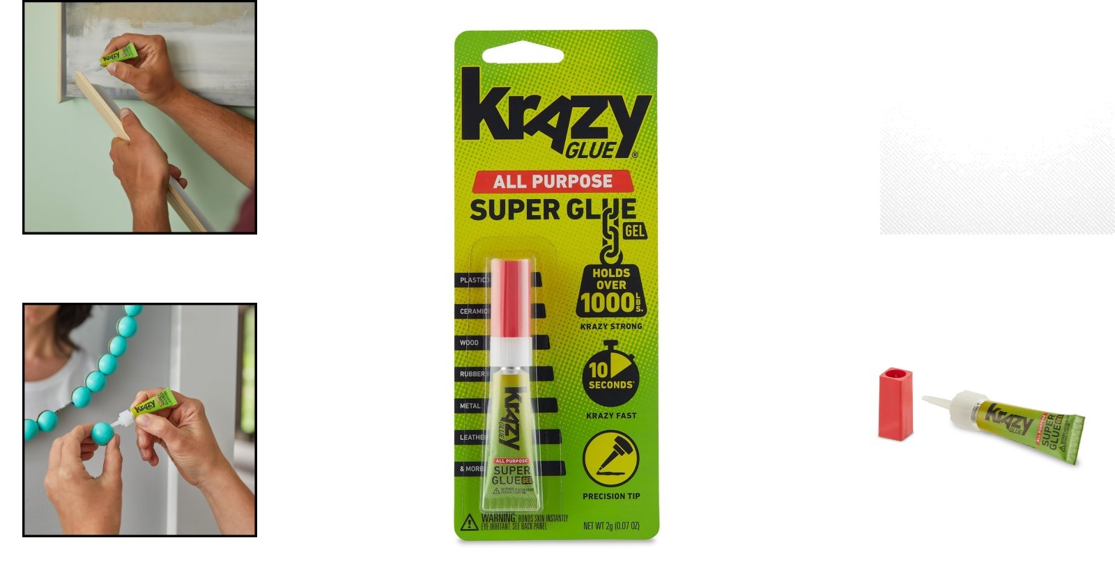 Fast Drying Super Glue Gel with Precision Control – Ideal for Crafts & Repairs