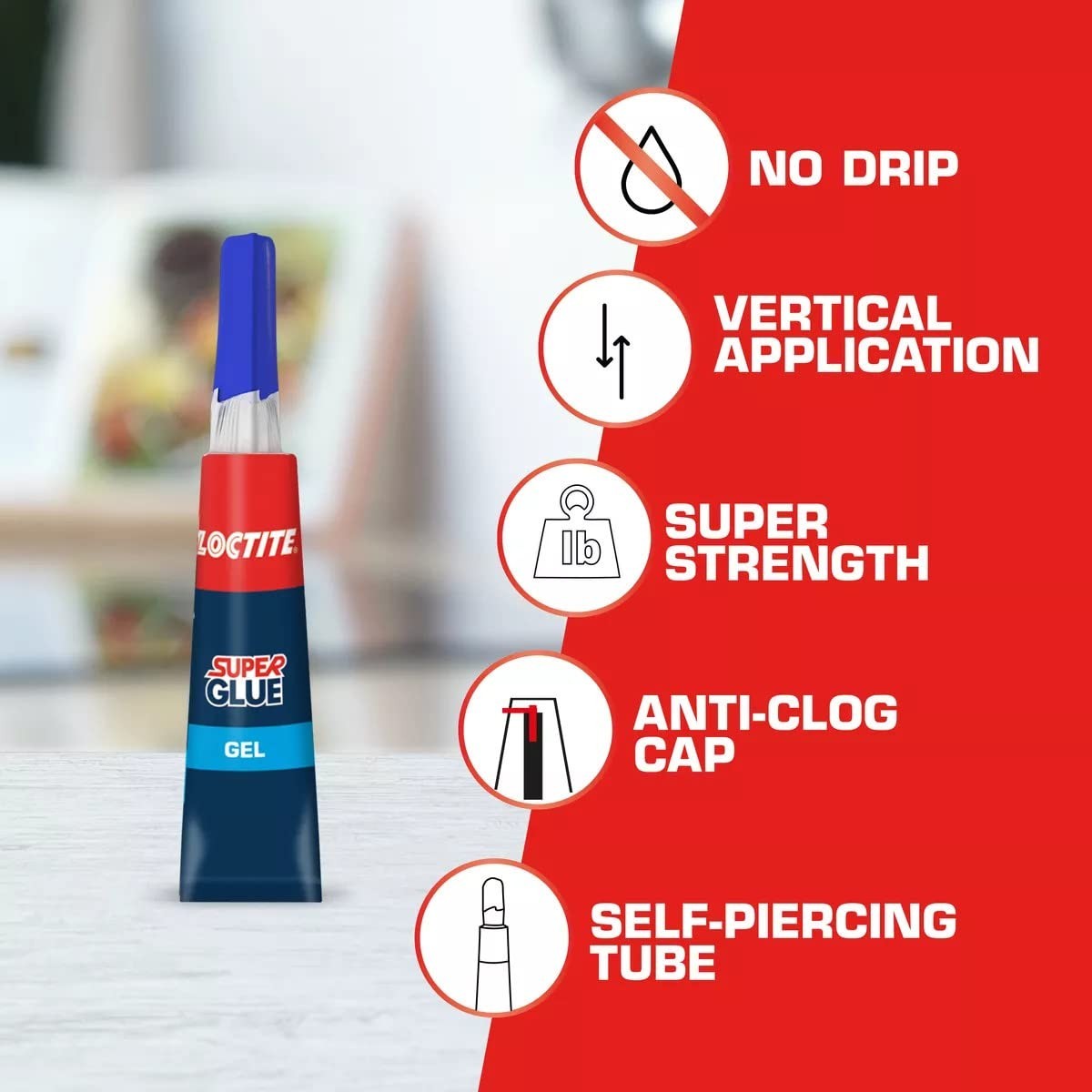High-Viscosity Super Glue Gel 2-Pack – Dries Clear, Ideal for Crafts & Repairs